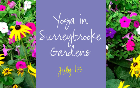 Imagine Yoga Among the Flowers