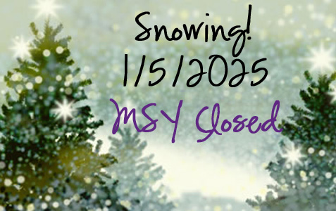 1/5/25 MSY Closed for Snow
